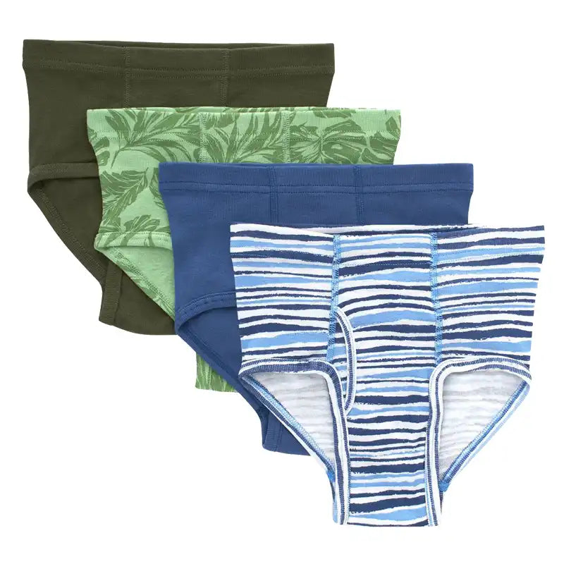 Boys' Hanes Boxer Brief with ComfortSoft Waistband Assorted Blues