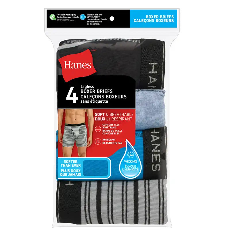 Men's Underwear Boxer Briefs 1 Pack Cotton No Ride-up Sport
