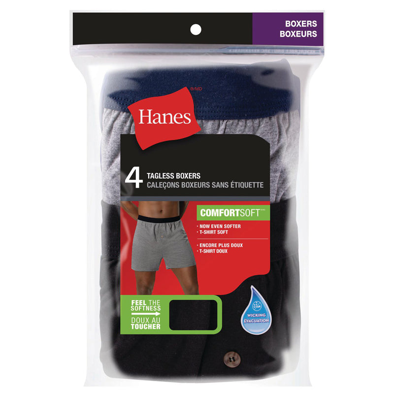Hanes Men's 5-Pack Boxer Brief, Black/Grey, Small : : Clothing,  Shoes & Accessories