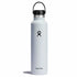 White Hydro Flask 24oz Standard Mouth Bottle