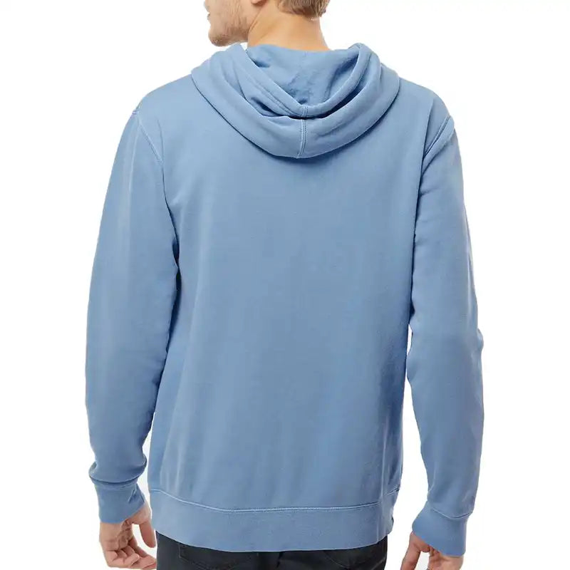 Men's Blue Hood back