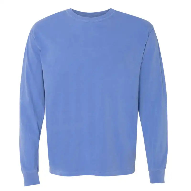 Flo Blue Comfort Colours Long Sleeve Tee