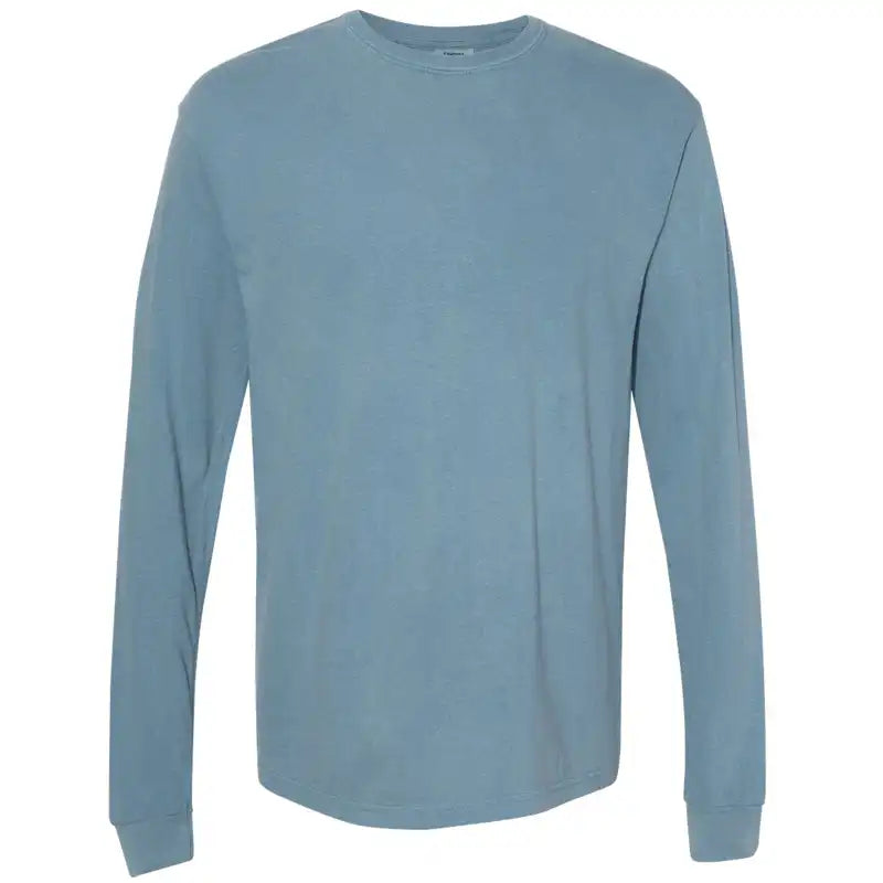 Ice Blue Comfort Colours Long Sleeve Tee