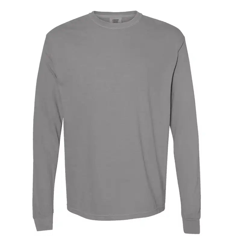 Grey Comfort Colours Long Sleeve Tee