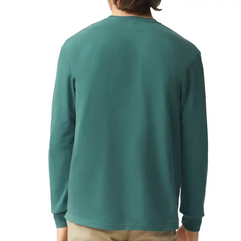 Green  Long Sleeve Tee Shirt