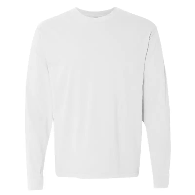 White Comfort Colours Long Sleeve Tee