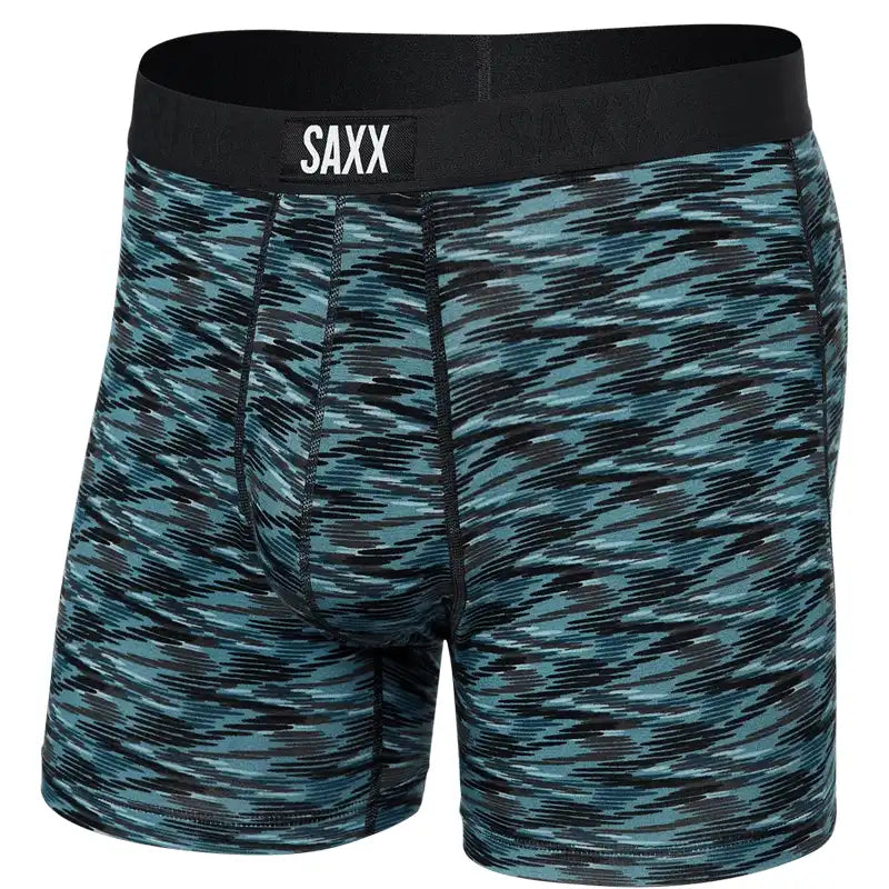 SAXX Vibe S Boxer Brief Blue SLIM FIT, Ballpark Pouch, No Fly, Moisture  Wicking