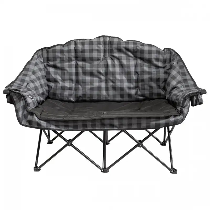 Folding outdoor love seat