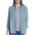 DKR Women's Flannel Shirt Sage Plaid