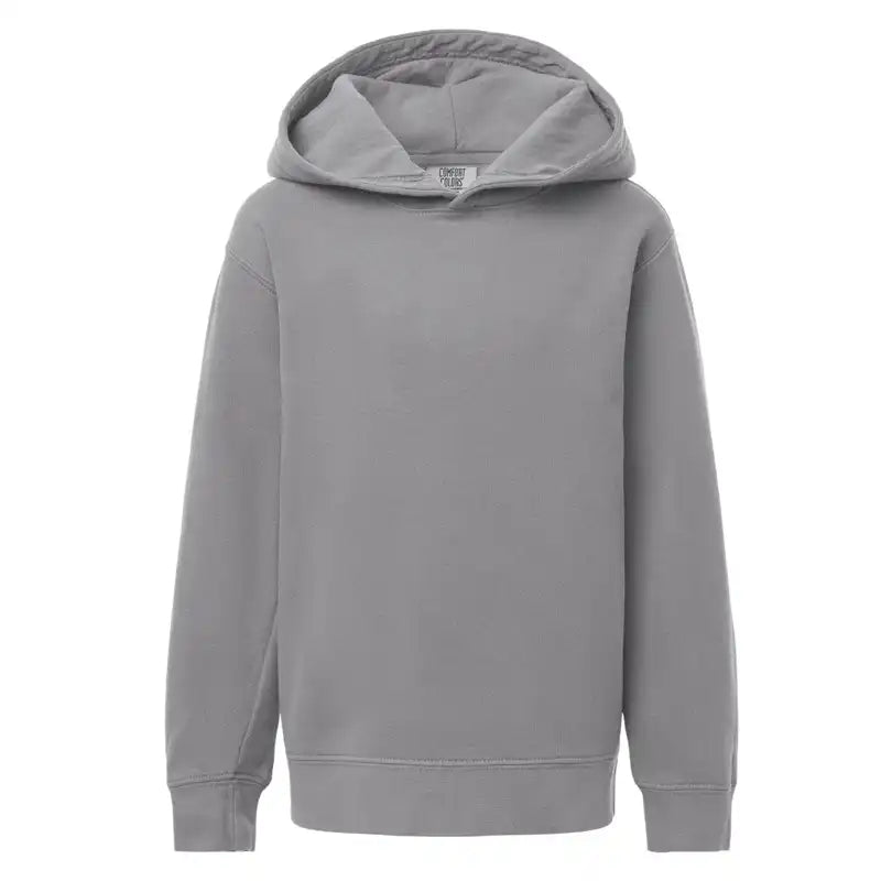 Grey Light Youth Hooded Sweatshirt