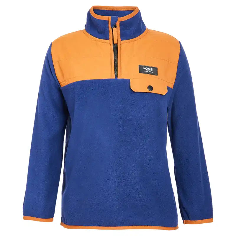 Youth blue Kombi Half zip fleece