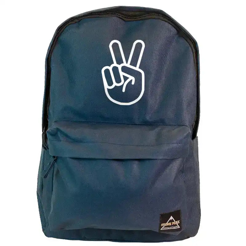 Navy Peace-Out Backpack