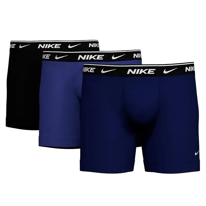 NIB Men Nike 3-Pack DriFIT Essential Cotton Stretch Boxer Briefs Underwear  T G B