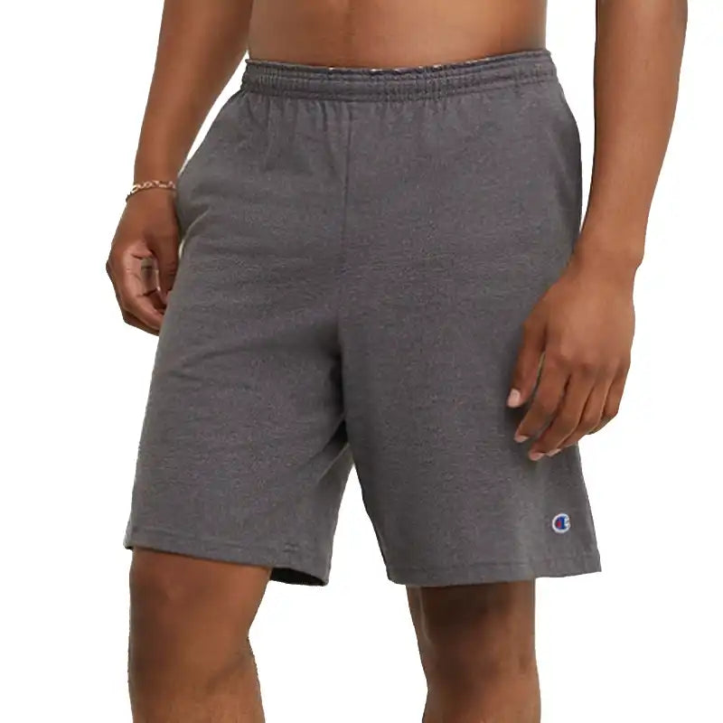 Mens Cotton Regular Fit Gym Shorts 100 - Grey