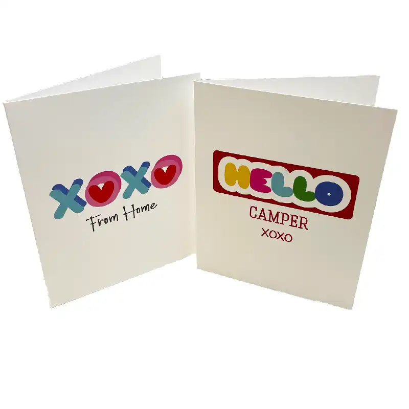 News-from-home Camper Parent Cards  - XOXO