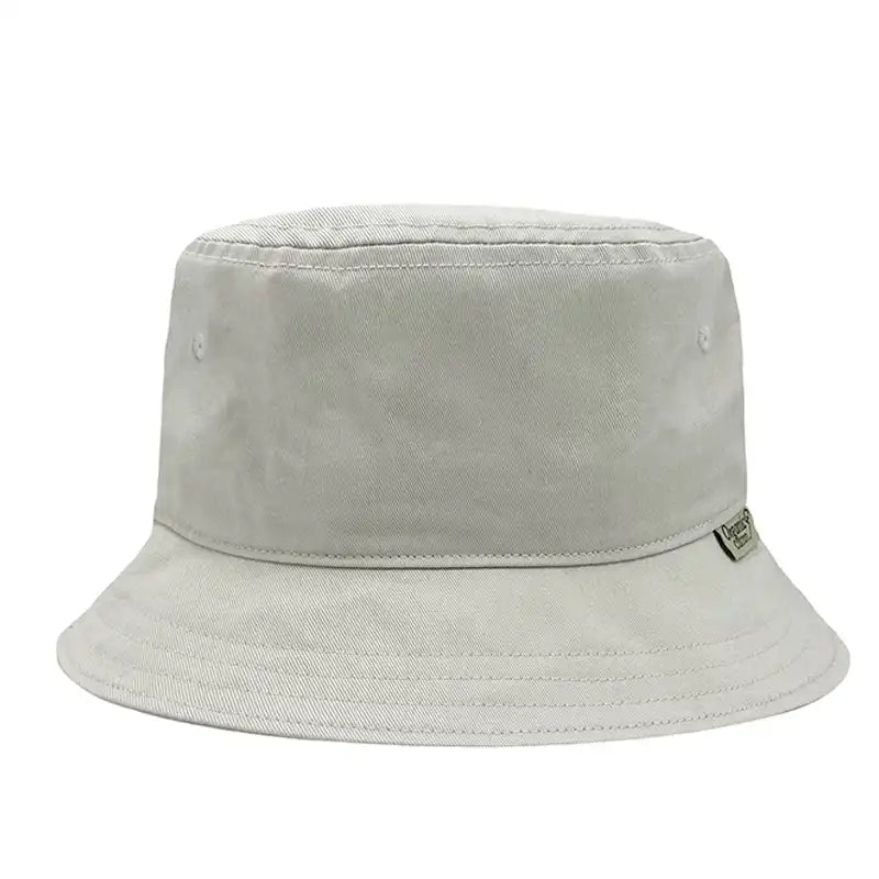 Kids Cotton Bucket Hat Tan