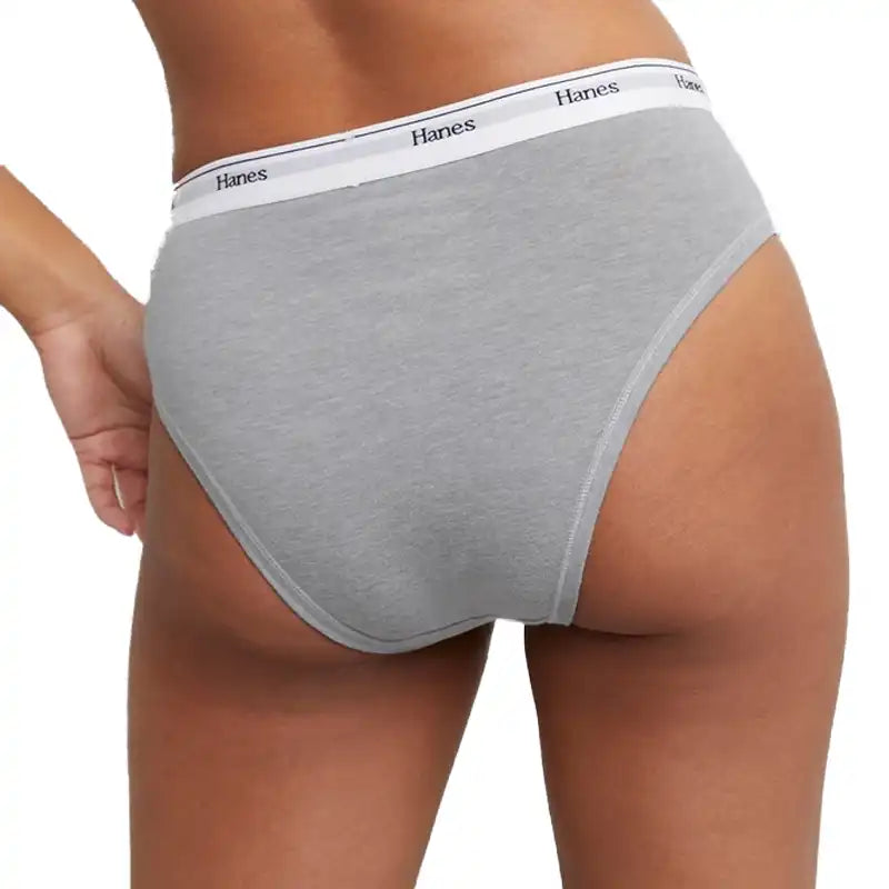 Hanes Women's Stretch Cotton Bikini Underwear, 10-Pack