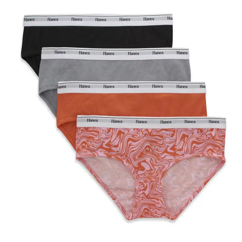 Calvin Klein Girls Comfort Stretch Bikini Underwear 6-Pack, Medium (8/10),  Assorted Pink 