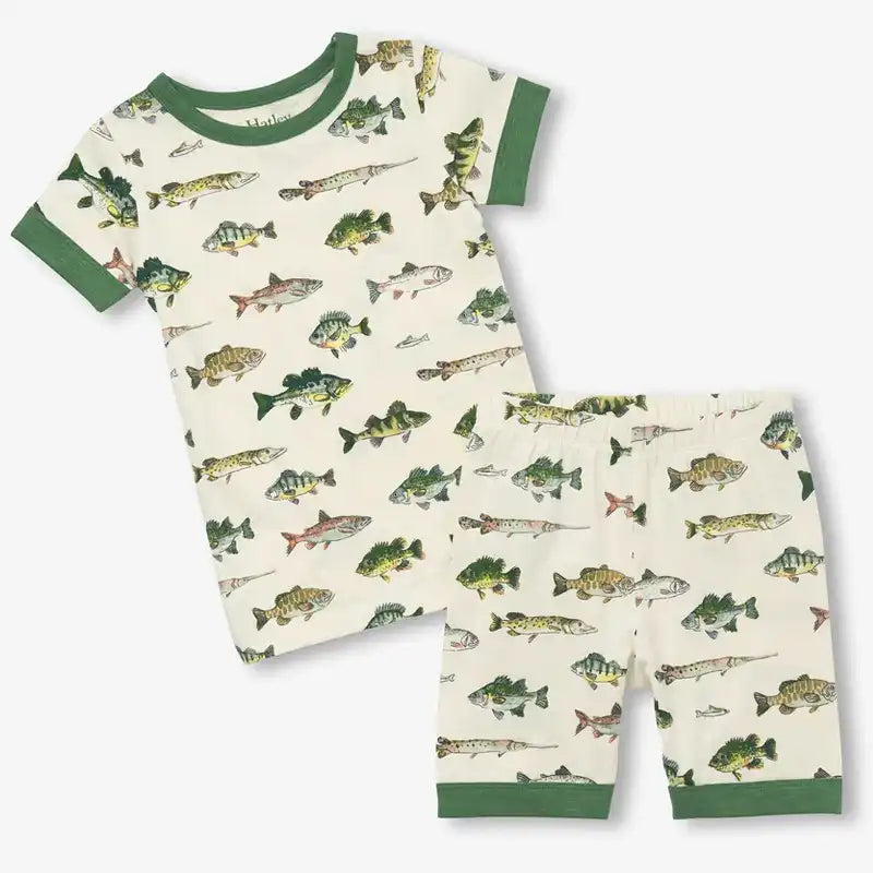 Boys Hatley Short Real Fish Pajama Sets