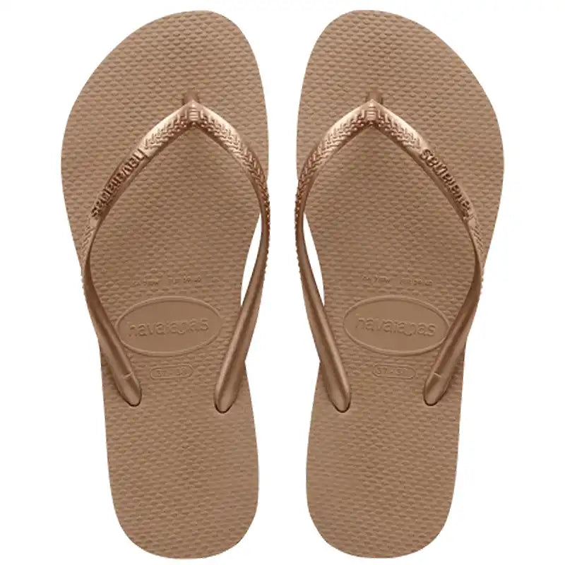 Rose Gold Havaianas Flip Flops