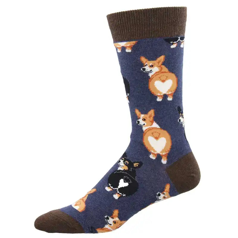 Socksmith Men's: Corgi Butt Socks