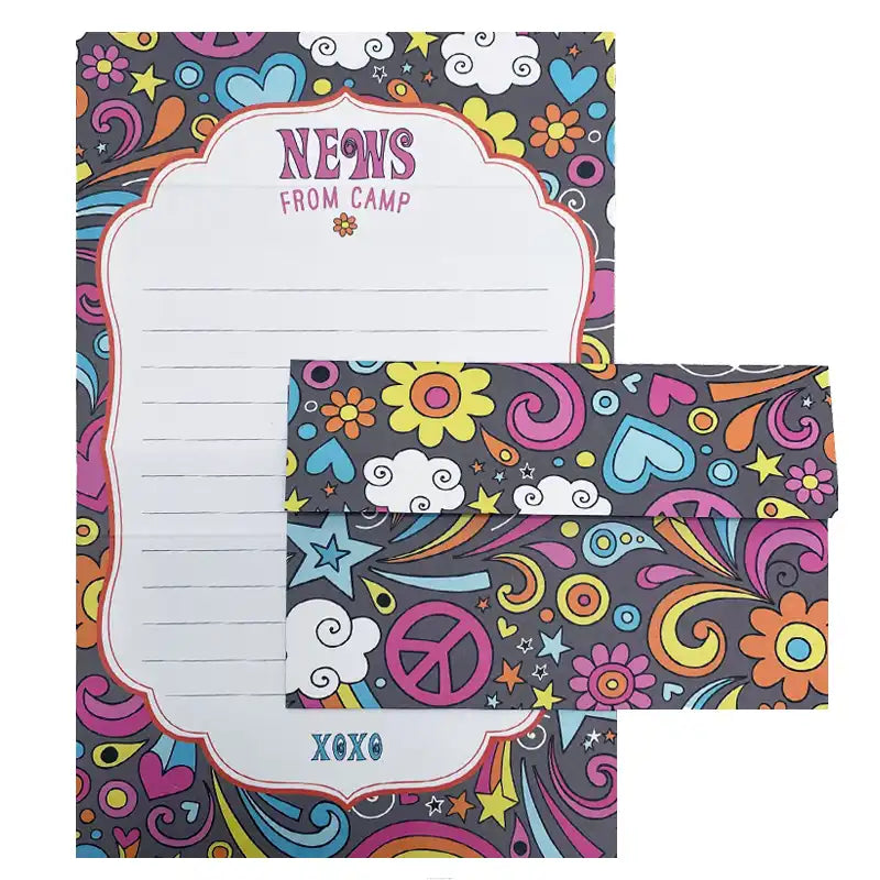 Flower Paisley - Sticker-Seal Stationery