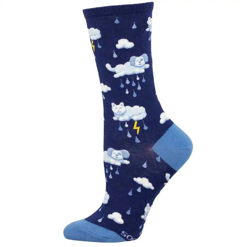 Socksmith Women's: Raining Cats & Dogs