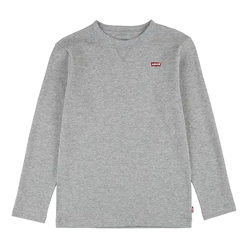 Grey Youth Levis Long Sleeve Waffle Tee