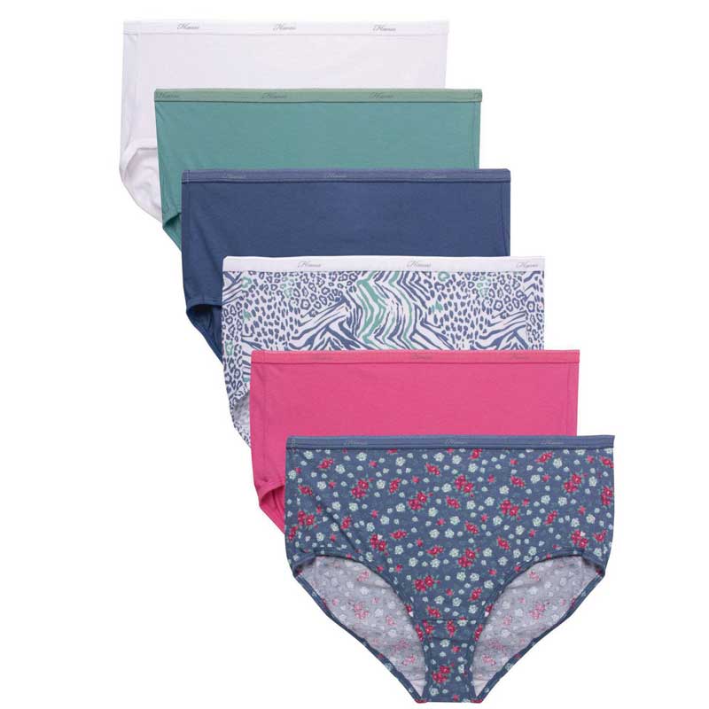 Hanes Womens Panties Pack, Moisture-Wicking Cotton