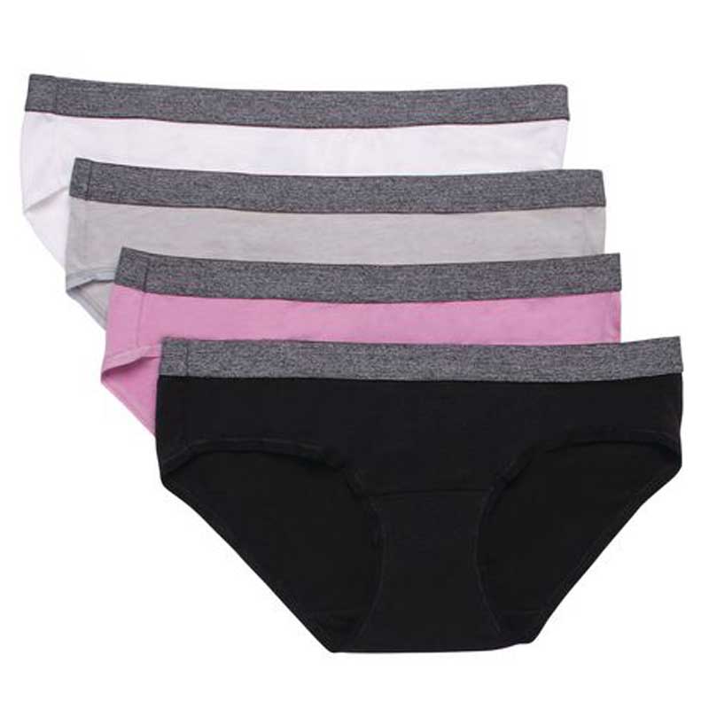 Hanes Ladies Cotton Stretch Brief 4pk Underwear – Camp Connection