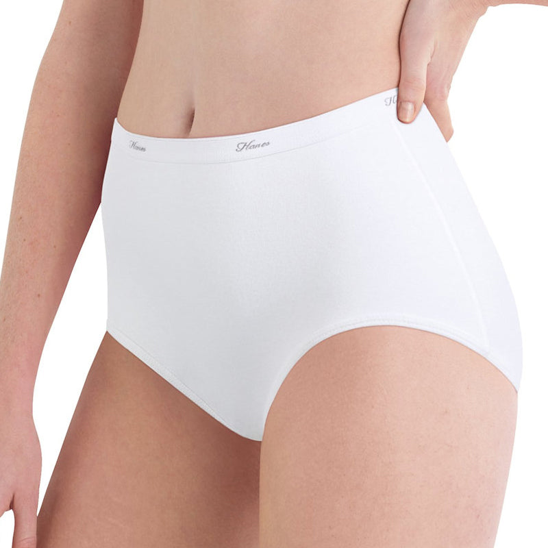 8-PACK Hanes/Athletic Works Panties Girls Sz 14 Underwear Cotton