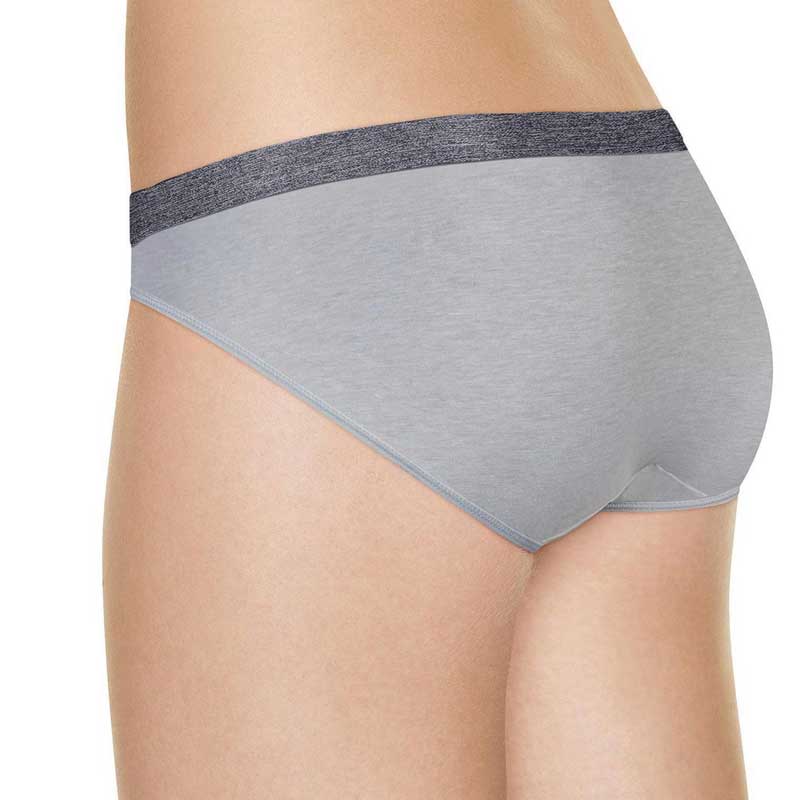 Hanes Originals Women's Hi-Leg Underwear, Breathable Cotton