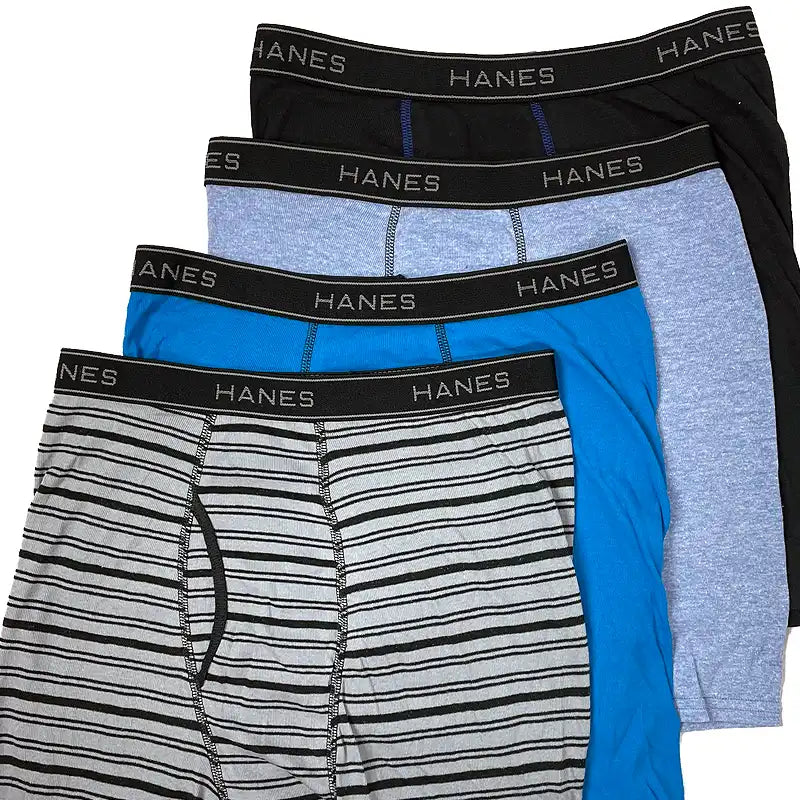Hanes Men's Boxer Brief Underwear 4-pack – Camp Connection