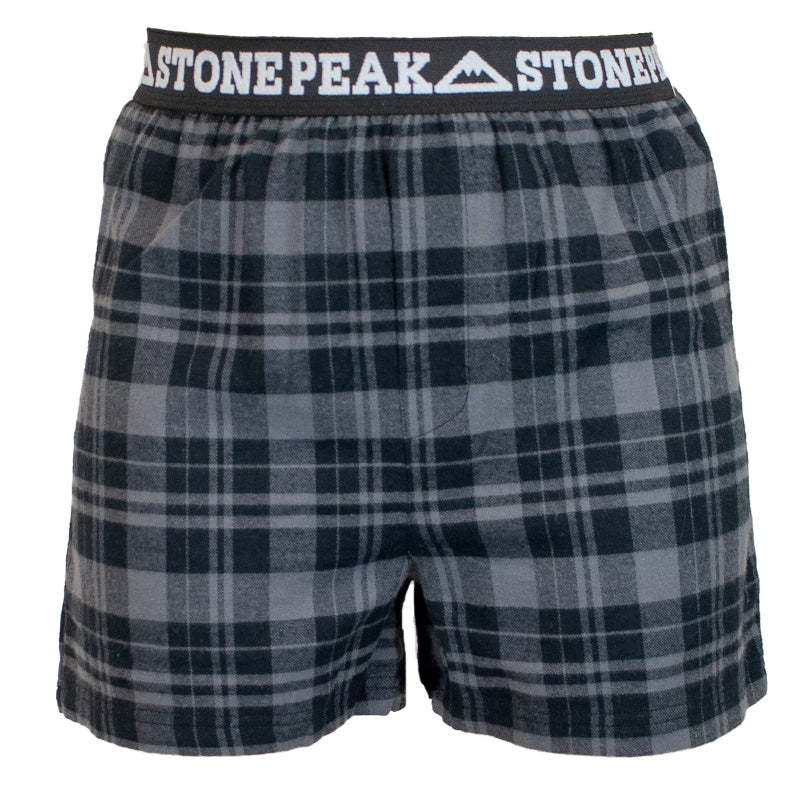 Adult Stone Peak Flannel Boxers