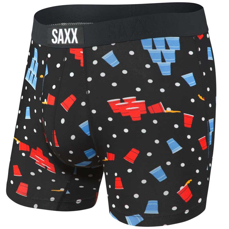 Saxx Boxers-ballpark pouch- Vibe Boxer Brief- Navy- Small- B2- Tan- XL- W1