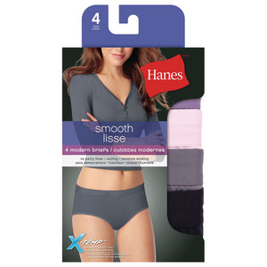 Hanes Ladies 3 Pack Tagless Lightweight and Breathable Boyshorts