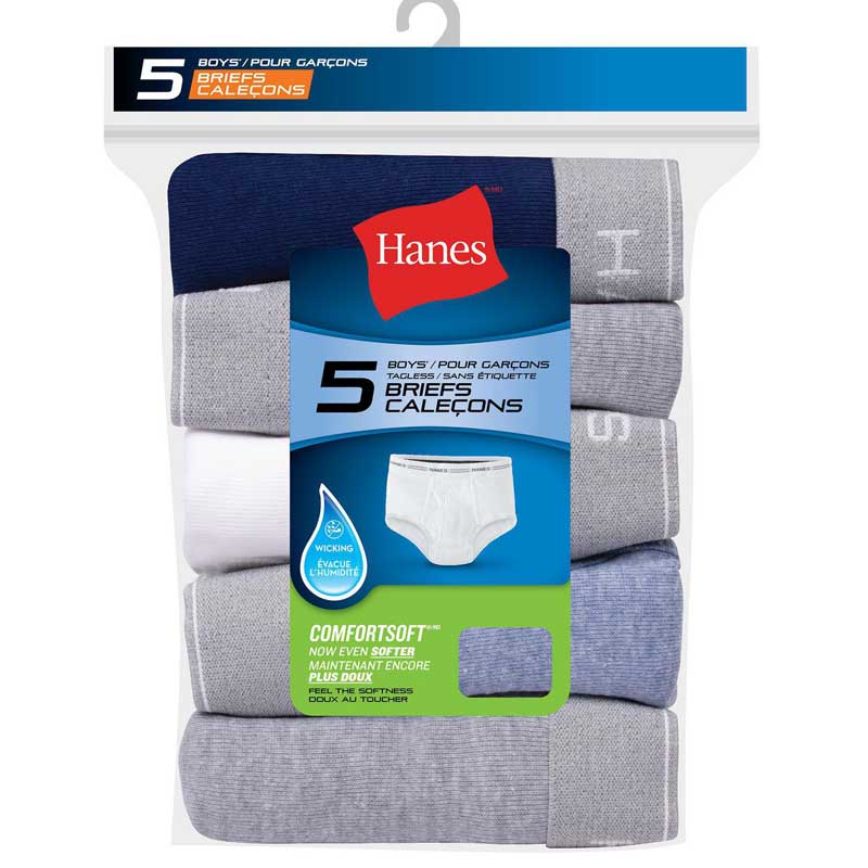 Hanes Boys 5 pack Briefs – Camp Connection