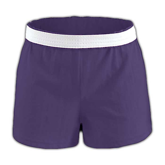 Women's Purple Athletic Short Shorts